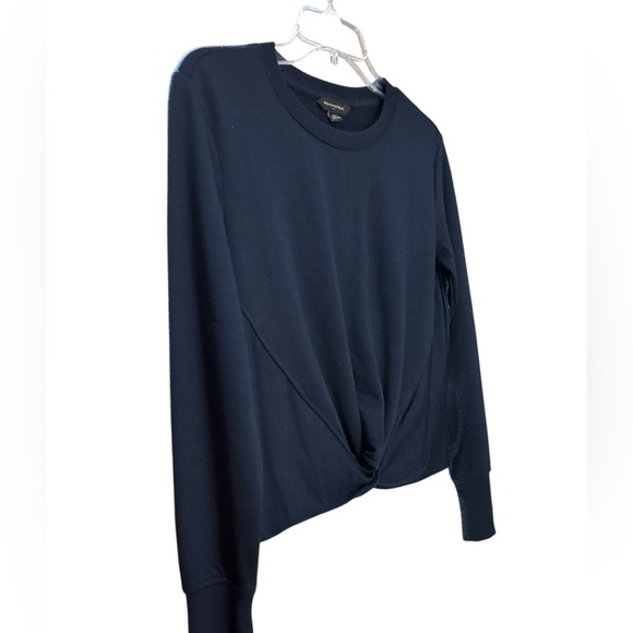 Banana Republic Dark Blue Twist Front Sweatshirt - Picture 2 of 3